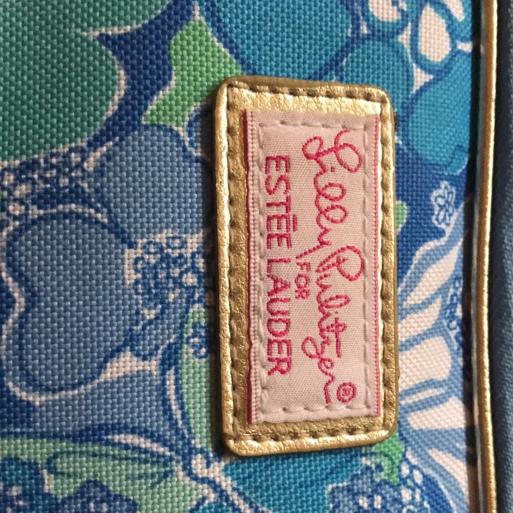Lilly Pulitzer For Estée Lauder Floral Print Cosmetic Bag - Picture 3 of 7